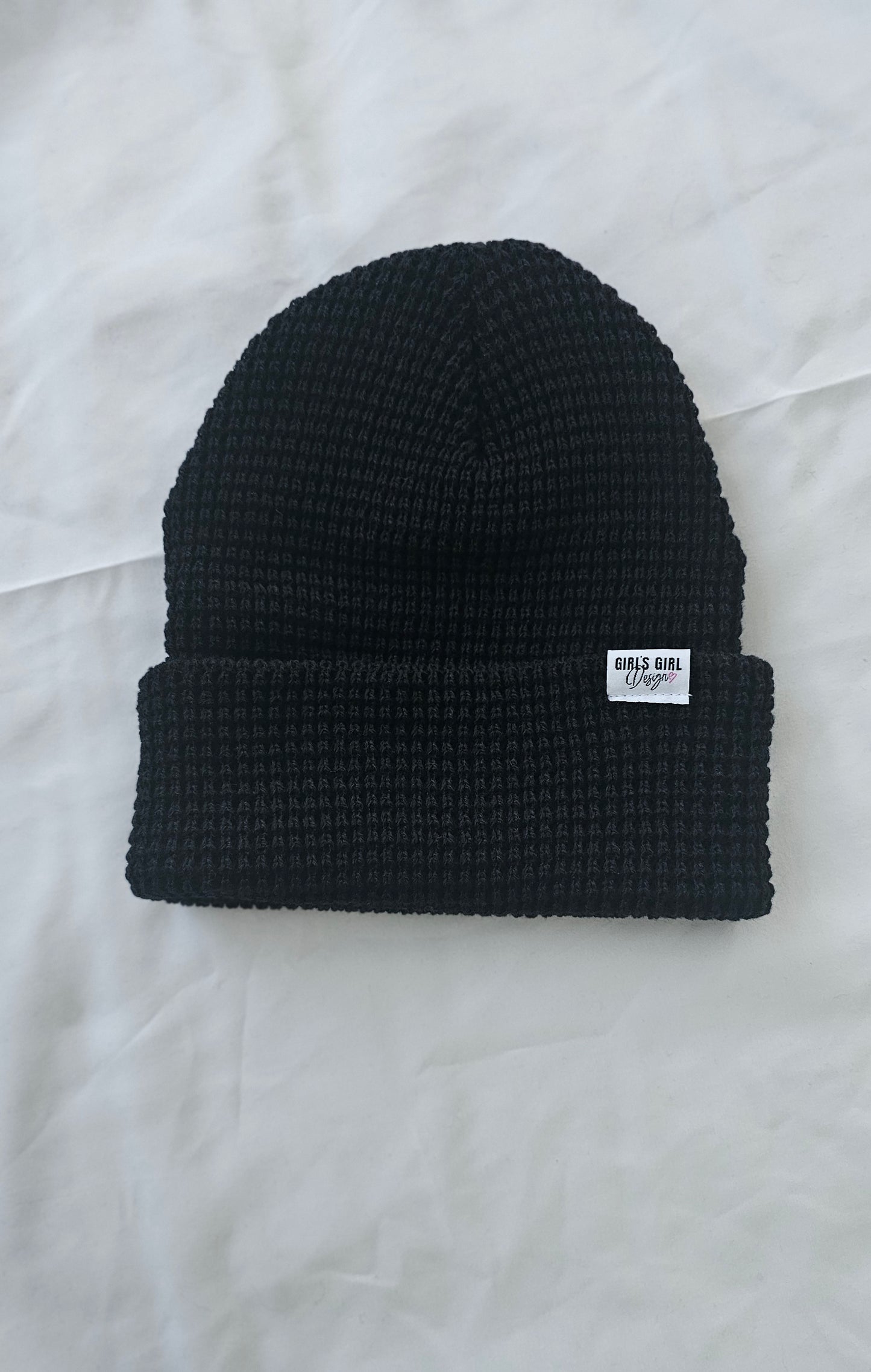 Tuque gaufré - Noire