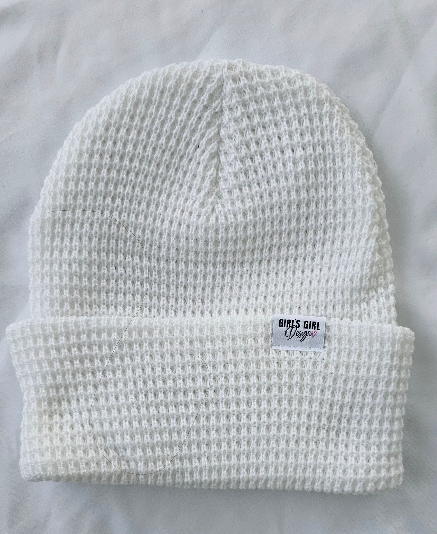 Tuque gaufré - Blanche