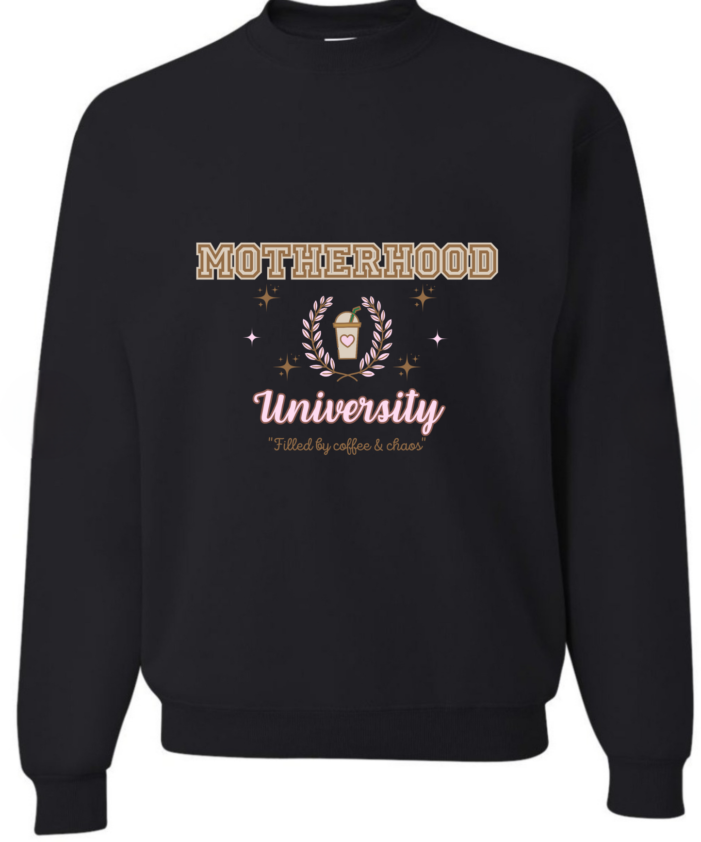 Crewneck - Motherhood University noir