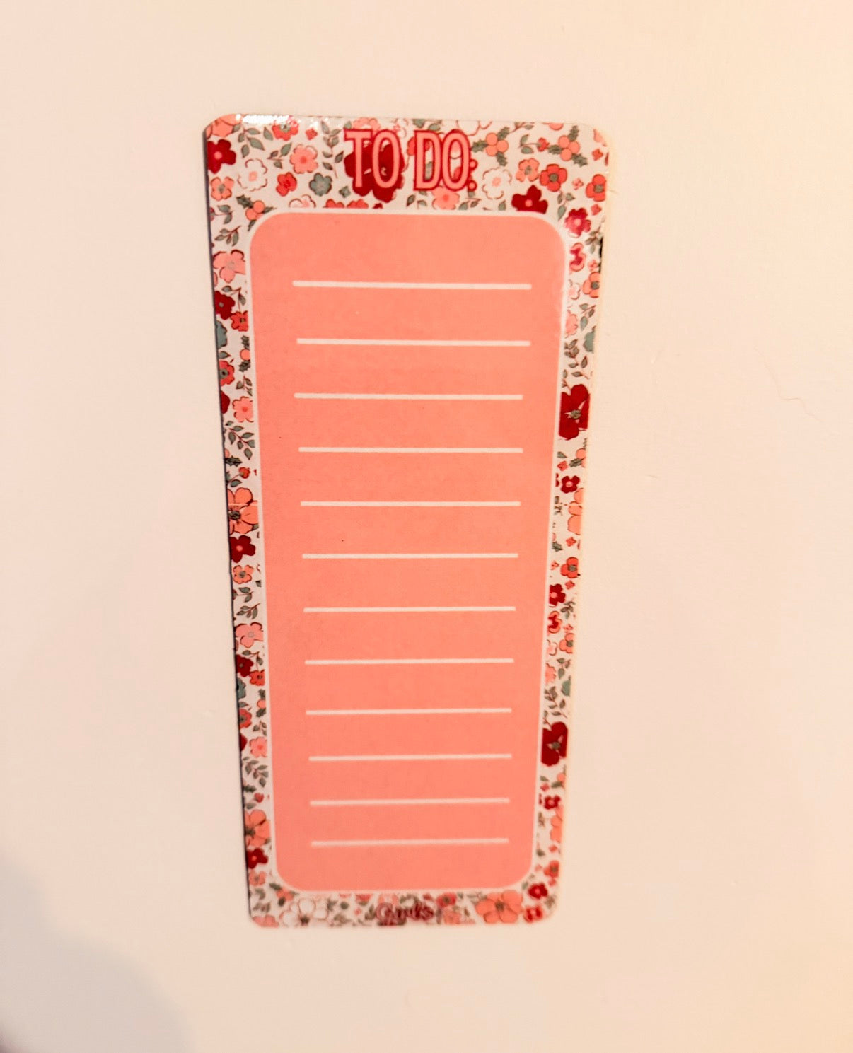 To do list effaçable et aimanté - Bloomy Checklist