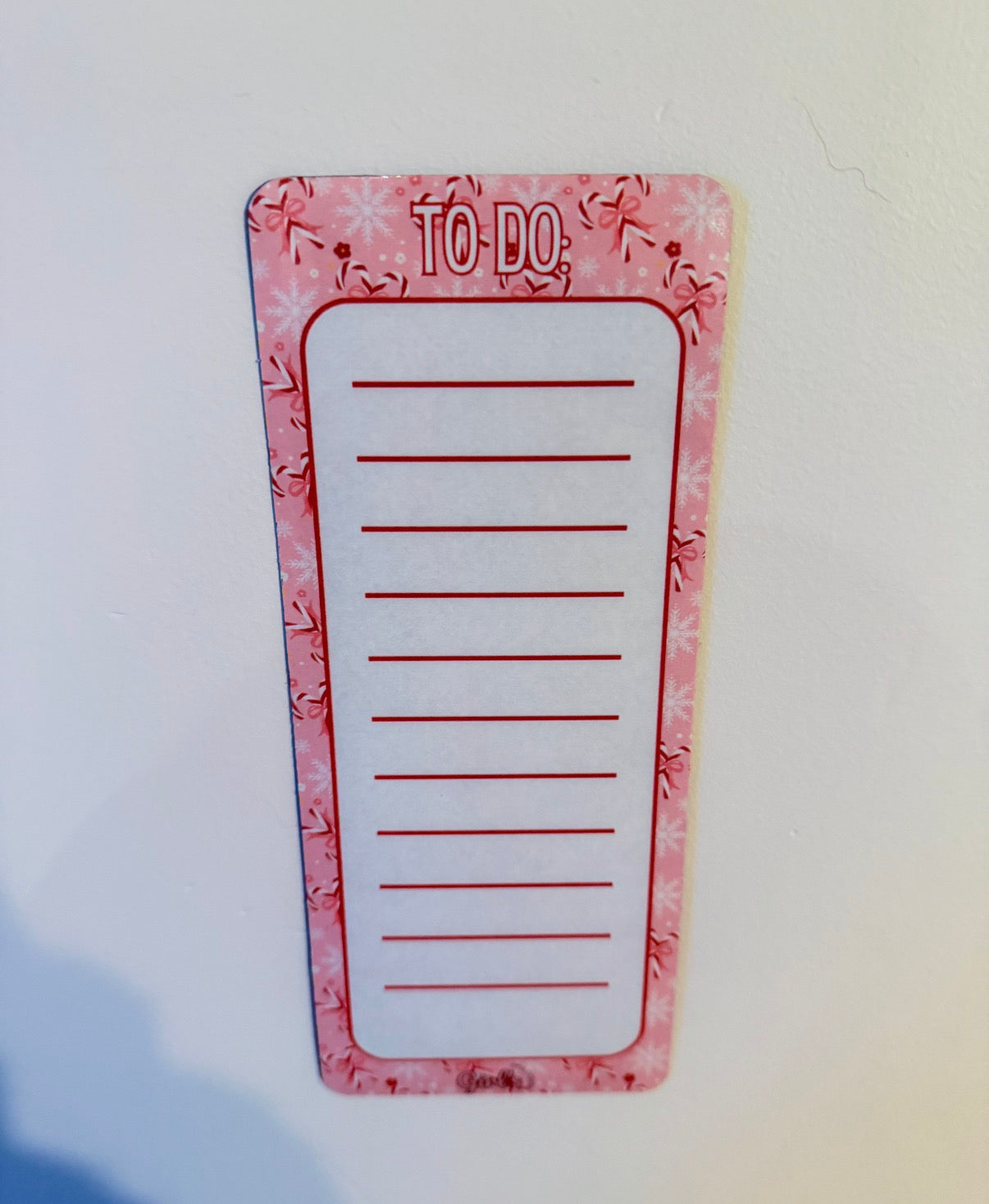 To do list effaçable et aimanté - Candy Cane list