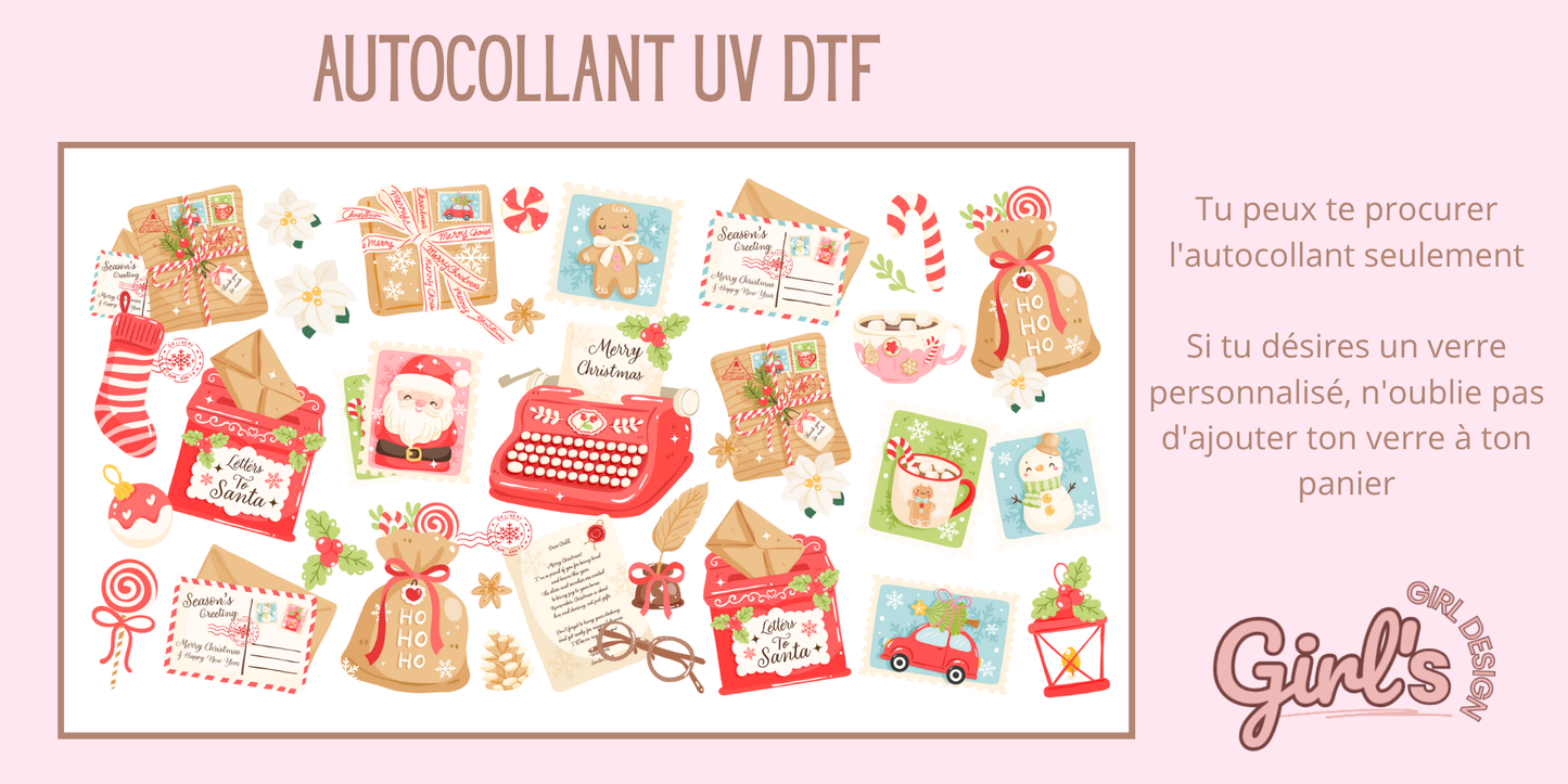 Autocollant - Santa’s Sweet Letters