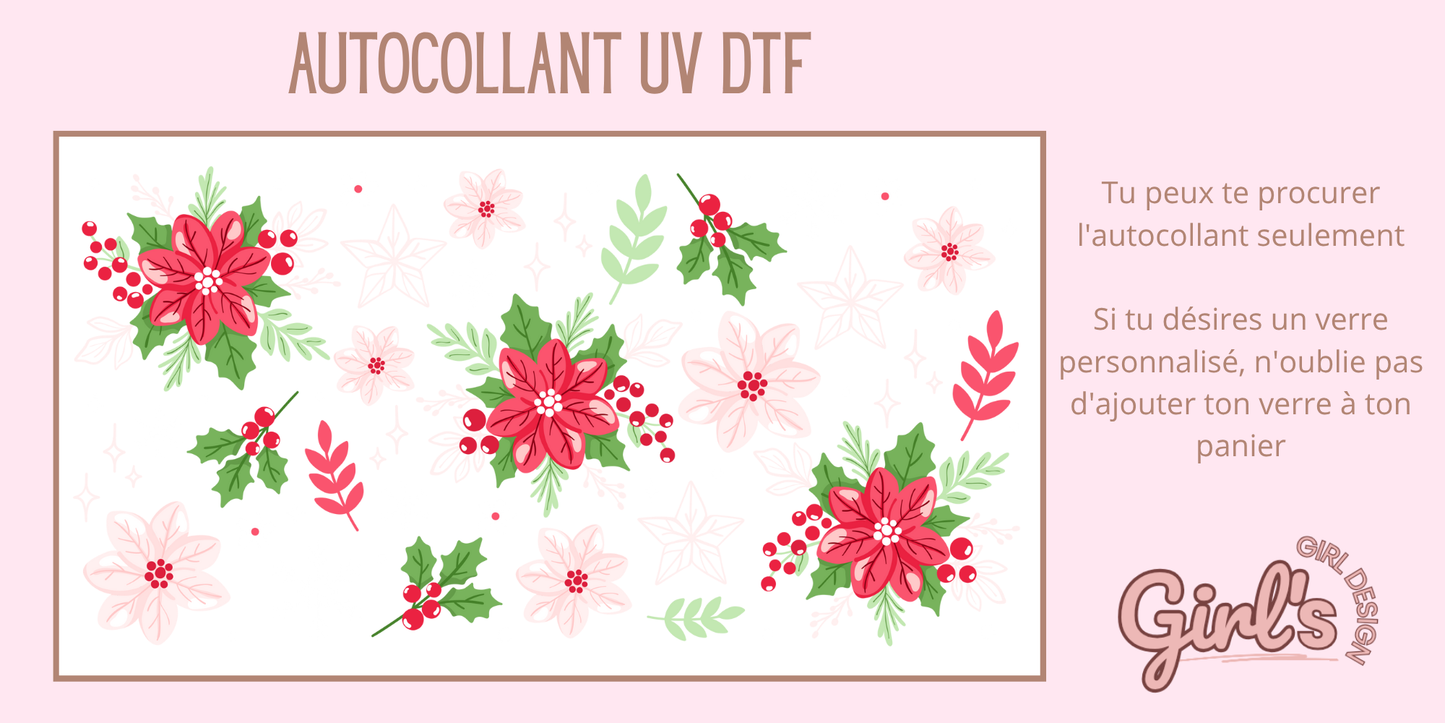 Autocollant - Soft Holiday Blossoms