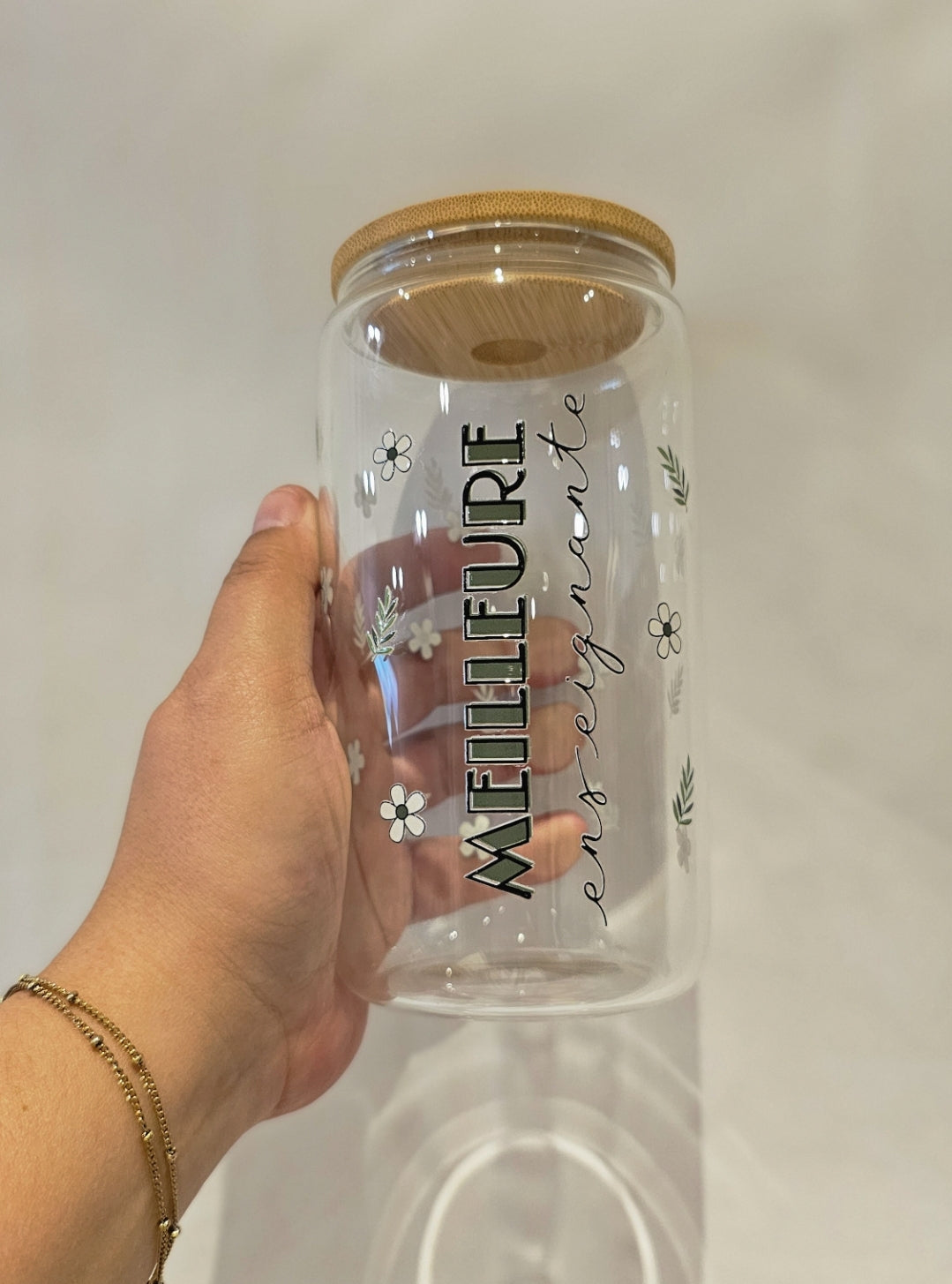 Verre personnalisé - Meilleure enseignante