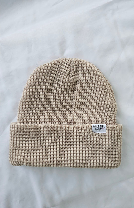 Tuque gaufré - Beige