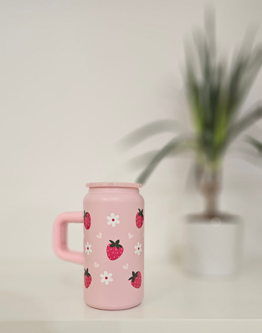 Tasse isotherme - Strawberry flower