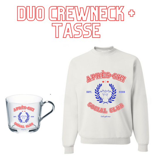 Duo crewneck + tasse - Après-ski
