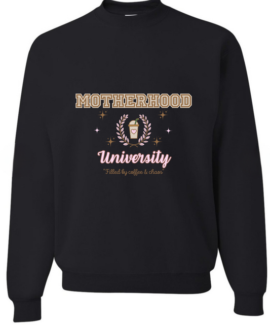 Crewneck - Motherhood University noir
