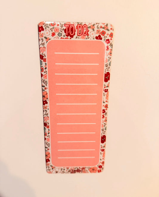 To do list effaçable et aimanté - Bloomy Checklist