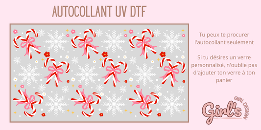 Autocollant - Pinkmas Candy