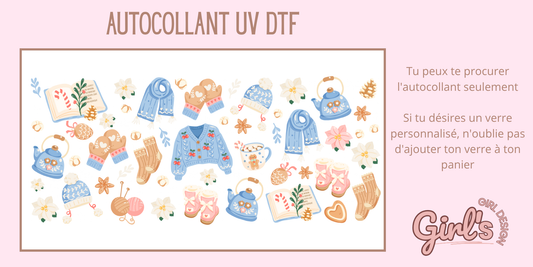 Autocollant - Cozy Girl Winter