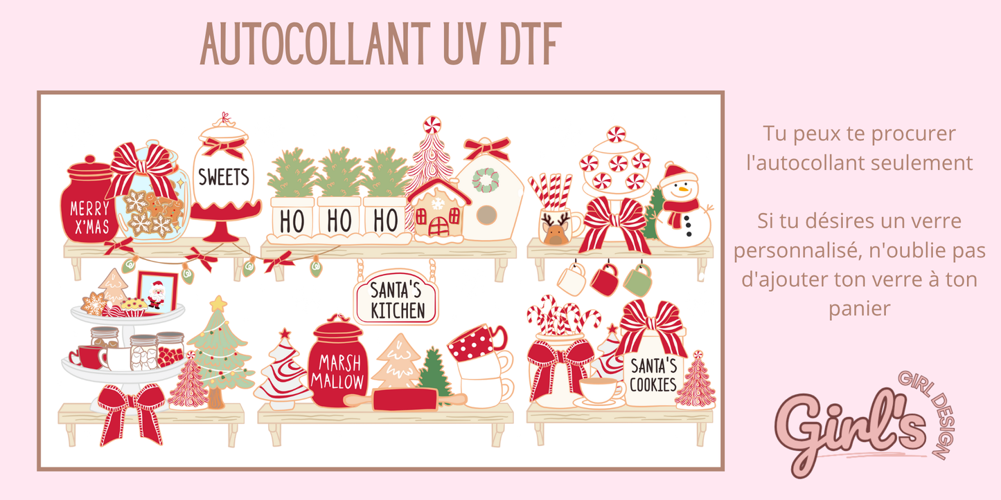 Autocollant - Santa’s Sweet Bakery