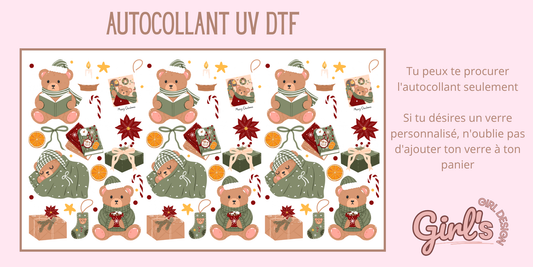 Autocollant - 	Soft Bear Holiday
