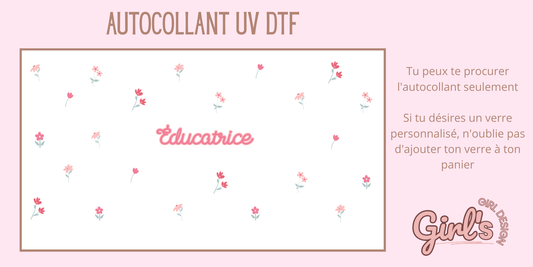 Autocollant - éducatrice