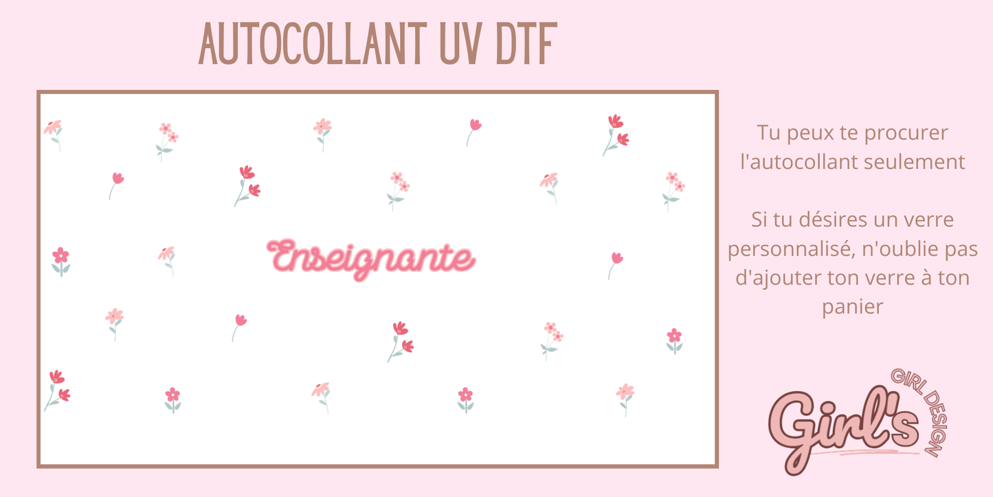 Autocollant - Enseignante