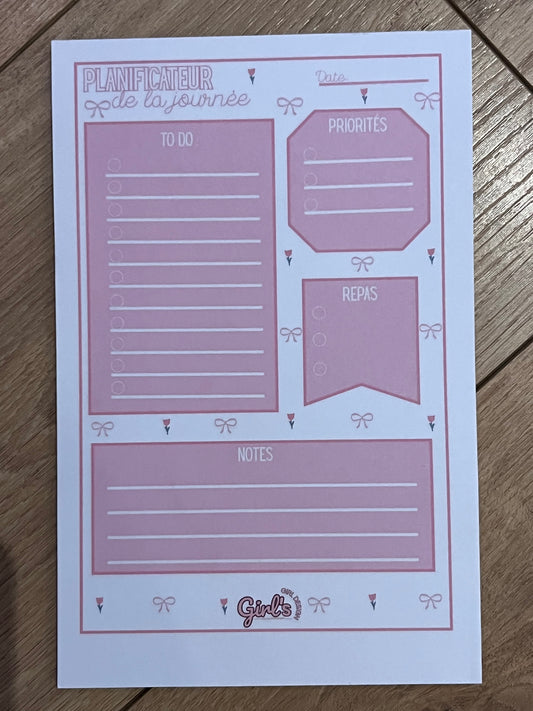 Planificateur de la journée