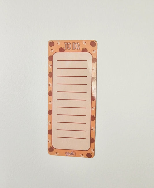 To do list effaçable et aimanté -  Pumpkin List 🎃
