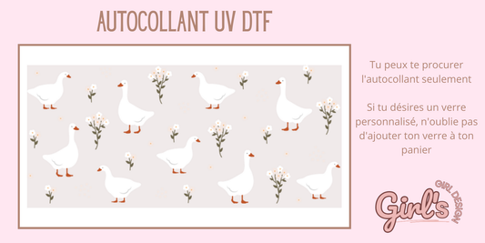 Autocollant - Jardin d'oies