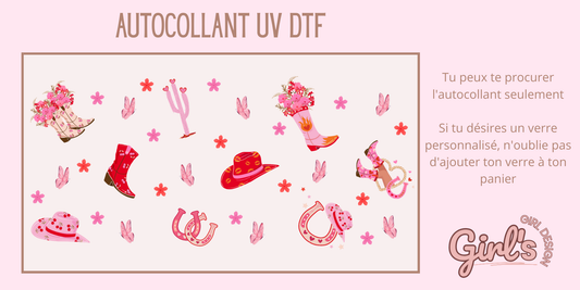 Autocollant - Cowgirl crush