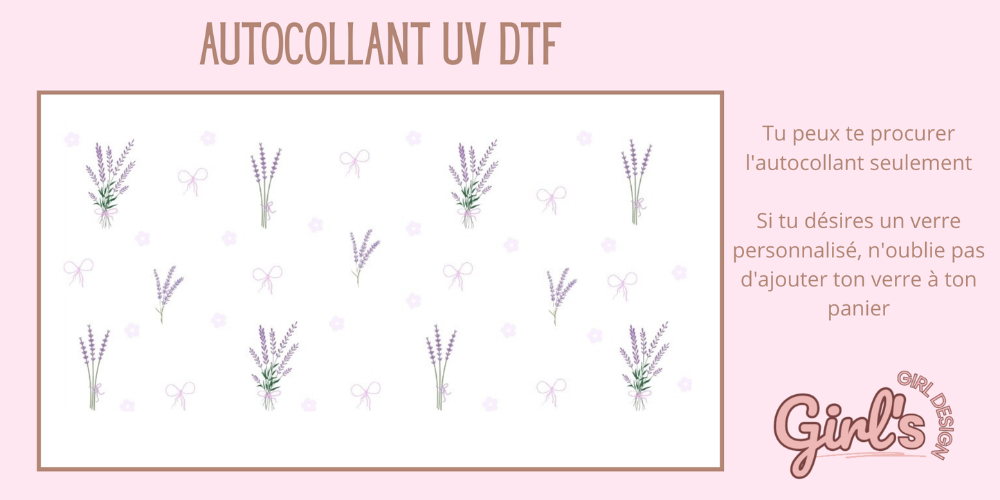 Autocollant - Douce lavande
