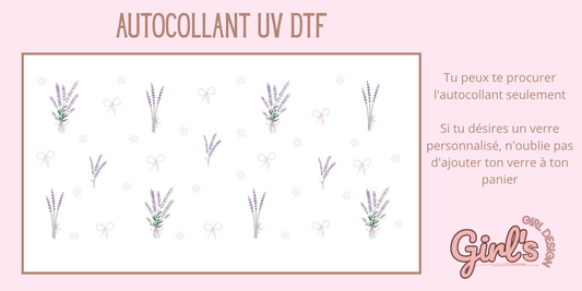 Autocollant - Douce lavande